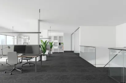 Carpete renovado após higienização profissional